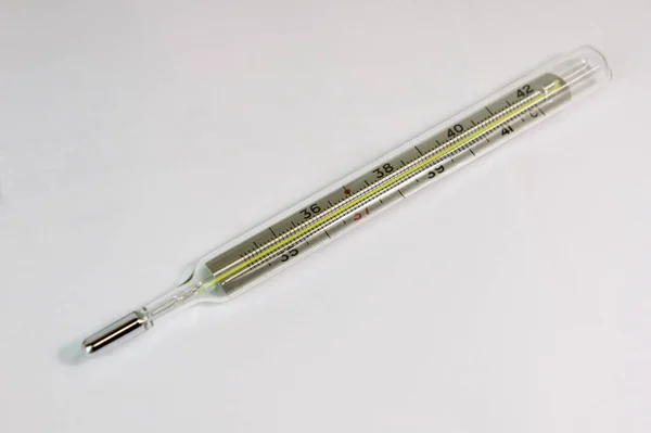 Thermometer Dicht Medisch Hulpmiddel Voor Het Meten Van Lichaamstemperatuur Thermometer — Stockfoto