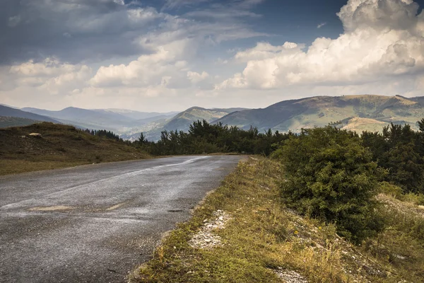 Yüksek irtifa dağ yolu