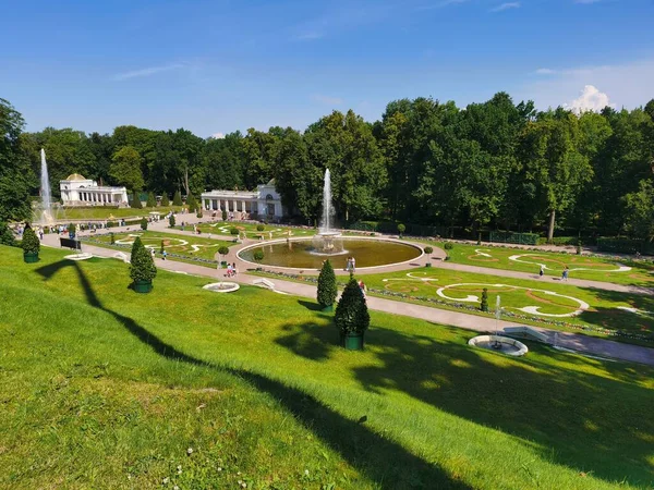 Petersburg Peterhof Russland Sommeren – stockfoto