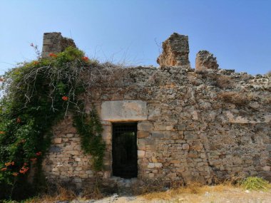 Eski şehrin kalıntıları.