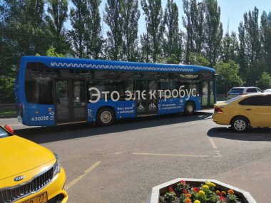 Moskova 'da yeni elektrootobüs