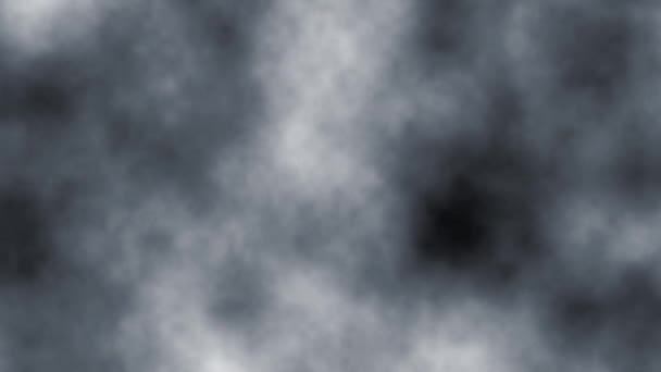 カラフルな背景に地域に散在する黒い霧 — ストック動画