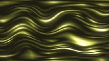 Kıvrımlı dalgalı yüzey sürekli olarak ışığa yansıyor..