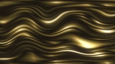 Kıvrımlı dalgalı yüzey sürekli olarak ışığa yansıyor..