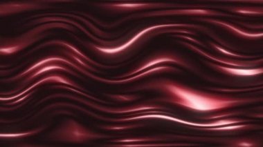 Kıvrımlı dalgalı yüzey sürekli olarak ışığa yansıyor..