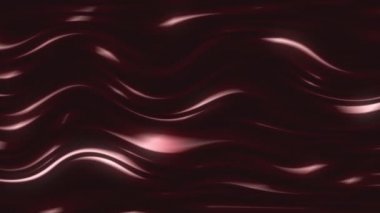 Kıvrımlı dalgalı yüzey sürekli olarak ışığa yansıyor..