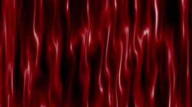 Kıvrımlı dalgalı yüzey sürekli hareket ediyor, arka plana yansıyor..