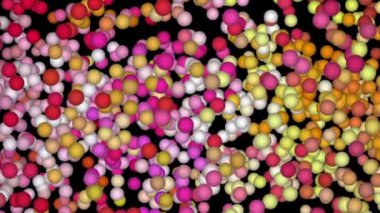 Bölgenin üzerinde sayısız küçük yuvarlak top uçuşuyordu..