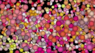 Bölgenin üzerinde sayısız küçük yuvarlak top uçuşuyordu..