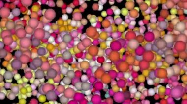 Bölgenin üzerinde sayısız küçük yuvarlak top uçuşuyordu..