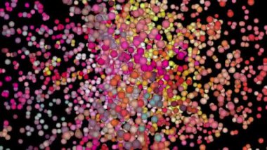 Bölgenin üzerinde sayısız küçük yuvarlak top uçuşuyordu..