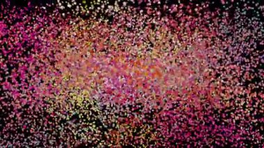 Bölgenin üzerinde sayısız küçük yuvarlak top uçuşuyordu..