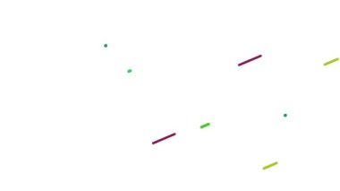 Sürekli hareket eden uzun renkli çizgiler, parlak ve güzel görünüyor..