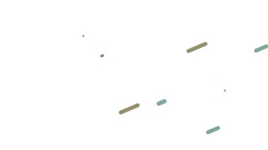 Uzun, renkli çizgiler uyum içinde hareket ediyor, parlak ve güzel görünüyor..