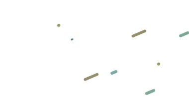 Uzun, renkli çizgiler uyum içinde hareket ediyor, parlak ve güzel görünüyor..