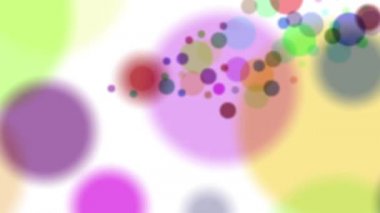 Renkli daireler, sürekli hareketler, havalı ve güzel görünün..