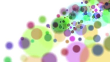 Renkli daireler, sürekli hareketler, havalı ve güzel görünün..