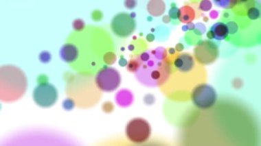 Renkli daireler, sürekli hareketler, havalı ve güzel görünün..