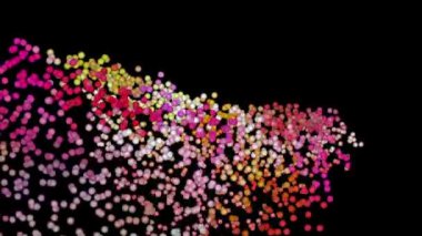 Bölgenin üzerinde sayısız küçük yuvarlak top uçuşuyordu..