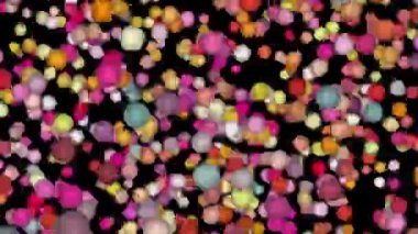 Bölgenin üzerinde sayısız küçük yuvarlak top uçuşuyordu..