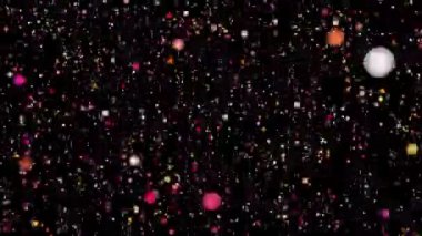 Bölgenin üzerinde sayısız küçük yuvarlak top uçuşuyordu..