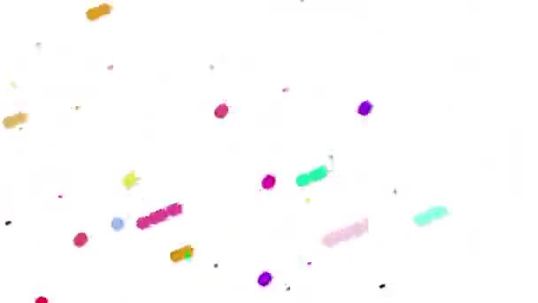 Uzun Renkli Çizgiler Sürekli Hareket Ediyor Parlak Güzel Görünüyor — Stok video
