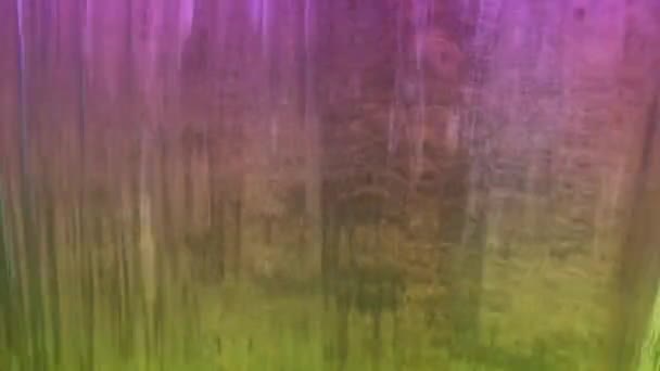 Вода Тече Висоти Виглядає Природно — стокове відео