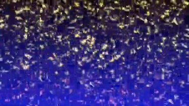 Parıldayan ışık sürekli yayılır, parlak ve güzel görünür..