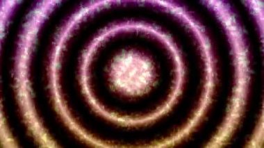 Arkaplanda parlayan ışık, yığılmış daireler..