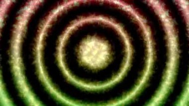 Arkaplanda parlayan ışık, yığılmış daireler..