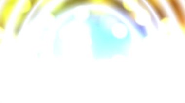 Dairesel ışık sürekli olarak parlak bir arkaplanda hareket eder..