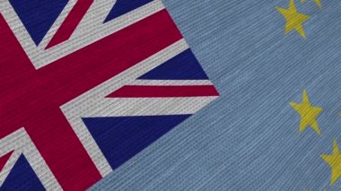 Tuvalu bayrağı, sabit bir rüzgarla dalgalanıyordu..