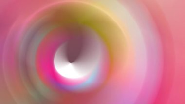 Parlak renkler yavaşça birbirine karışır.