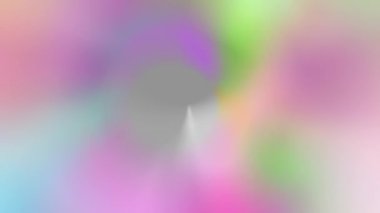 Parlak renkler yavaşça birbirine karışır.