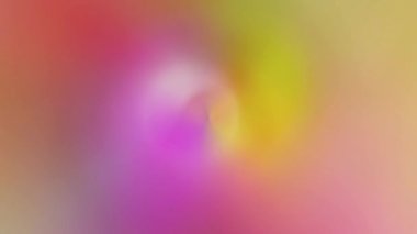 Parlak renkler yavaşça birbirine karışır.