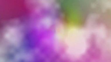 Parlak renkler yavaşça birbirine karışır.