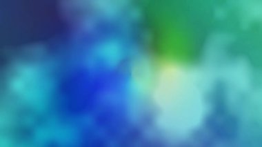 Parlak renkler yavaşça birbirine karışır.