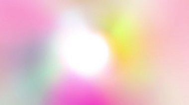 Tatlı ve parlak renkler yavaşça birbirine karışır..