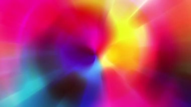 Tatlı ve parlak renkler yavaşça birbirine karışır..