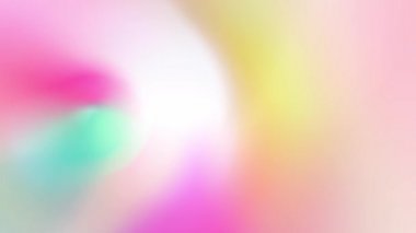 Tatlı ve parlak renkler yavaşça birbirine karışır..