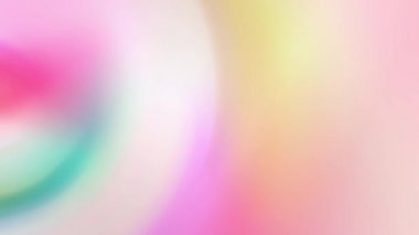 Tatlı ve parlak renkler yavaşça birbirine karışır..