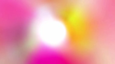 Tatlı ve parlak renkler yavaşça birbirine karışır..