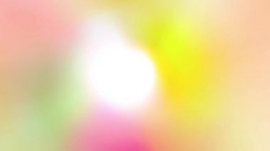 Tatlı ve parlak renkler yavaşça birbirine karışır..