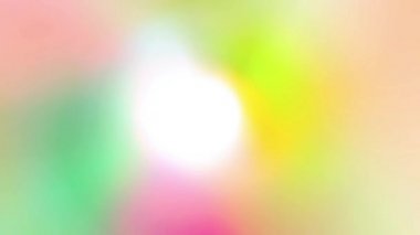 Tatlı ve parlak renkler yavaşça birbirine karışır..