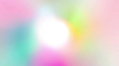 Tatlı ve parlak renkler yavaşça birbirine karışır..