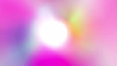 Tatlı ve parlak renkler yavaşça birbirine karışır..