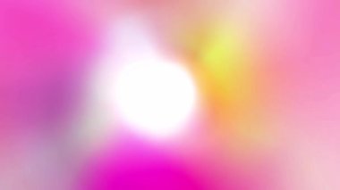 Tatlı ve parlak renkler yavaşça birbirine karışır..