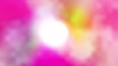 Tatlı ve parlak renkler yavaşça birbirine karışır..