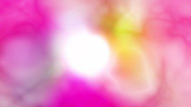 Tatlı ve parlak renkler yavaşça birbirine karışır..