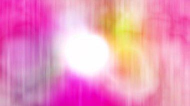 Tatlı ve parlak renkler yavaşça birbirine karışır..